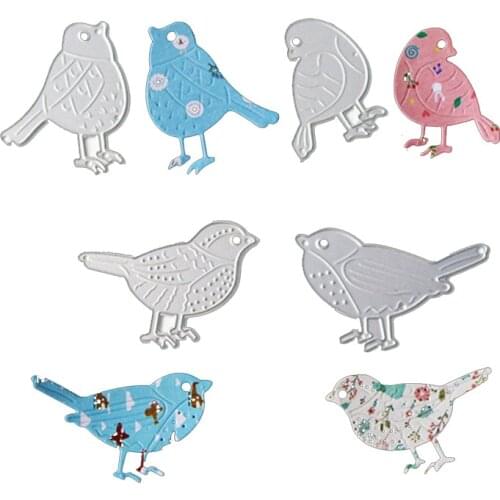 WYSE Bird Metal Cutting Dies 2020 Cute Animal Dies Cut Stencil Craft Die Scrapbooking for DIY Photo Album Card Template Supplies