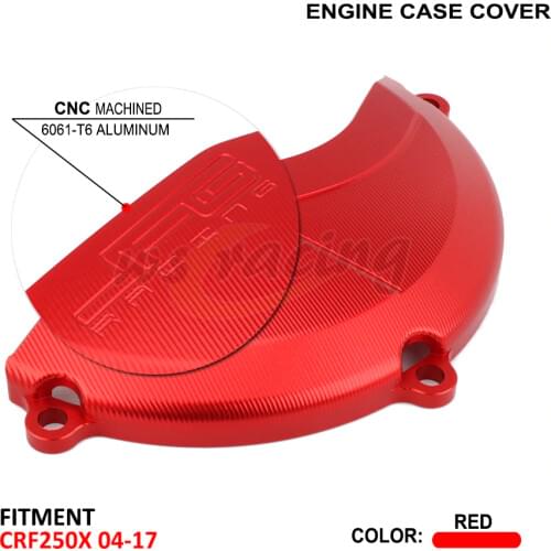 Motorcycle Engine Clutch Cover Protector Guard For Honda CRF250X CRF 250X 2004-2008 2009 2010 2011 2012 2013 2014 2015 2016 2017