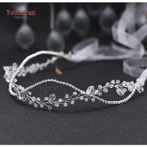 YouLaPan SH93 Elegant Womens Crystal Diamond Bridal Belt Wedding Sash Belt on Satin Ribbon Women White Sash Silver Waist Belt