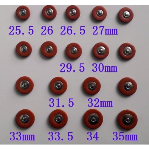 15 Pieces/Lot) 25.5mm 26mm To 35.0mm Individual Saxophone Metal Pads In Saxophone Repair Accessories