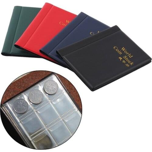 Coin Album 10 Pages 120 Pockets Coin Holder Collection Book PVC Album Holders Home Decoration Creative Photo Album Gifts