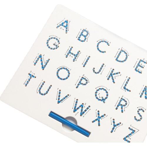 Kids Magnetic Drawing Board ABC Letters Learning Education Erasable Doodle Plate