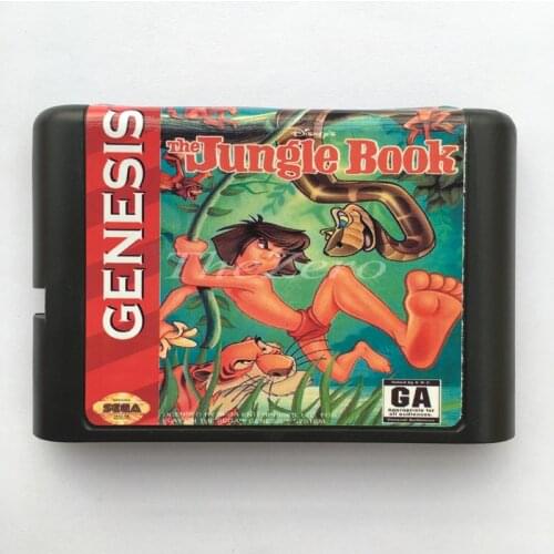 The Jungle Book EU/JAP Shell for 16 bit Game Card for Genesis System for Sega Mega Drive