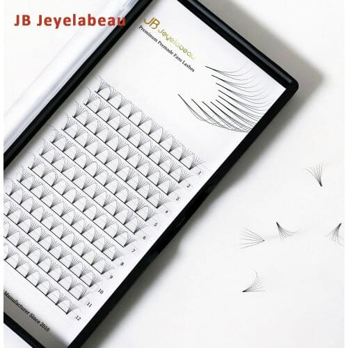 C/D Curl Hybrid Lash Extensions For Beginners Wholesale Wispy Thin Russian Volume Fans Faux Fur Lash Extension Suppliers Cilios