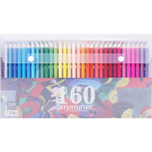 120/160 Colors Professional Oil Color Pencils Set Artist Painting Sketching Wood Color Pencil School Art Supplies