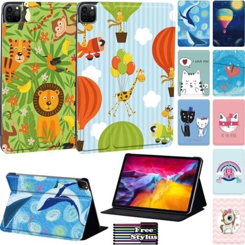 New Pro 11 2021 A2337 Case for IPad Pro 11 2018 2020 Tablet Cover Pro 10.5 Inch Pro 9.7 Cute Cartoon Series Protective Cover