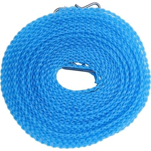 Practical House Laundry Nylon String Clothesline 5 Meters Clothes Line Rope Blue