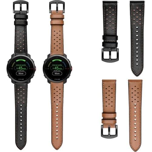 Genuine Leather Strap for Polar Grit X Smart Watch Band Bracelet for POLARGRITX Replacement Accessories Watchband Correa