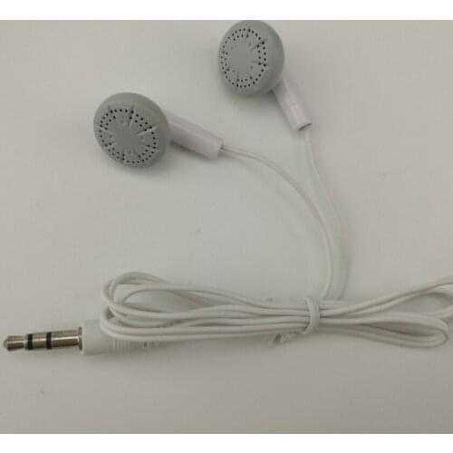 Cheapest Short Earphone One Time Use 3.5mm Stereo In -Ear Earbuds For Apple iPod/iPhone/Mp3 MP4 Player Smartphone 1000pcs/lot