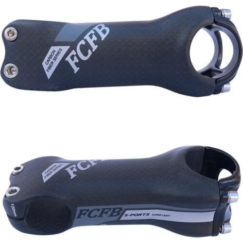 FCFB gray black carbon stem road mountain bike stem angle 6 angle 17 70/80/90/100/110/120/130mm bicycles stem cycling