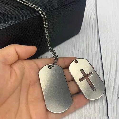 Super Light Blank Dog Tags In 100% Pure Titanium 50*28 Mm Never Rust Promise