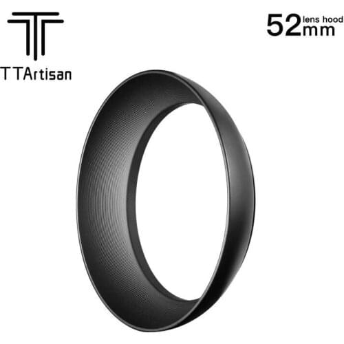 TTArtisan 52mm Aluminum Alloy Lens Hood Suitable for TTArtisan 50mm F1.2 Camera Lens Light Effective Durable