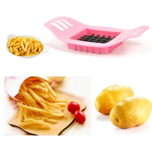 Potato Cutting Device Cut Fries Kit French Fry Yarn Cutter Set Potato Carrot Vegetable Slicer Chopper Chips Making Tool