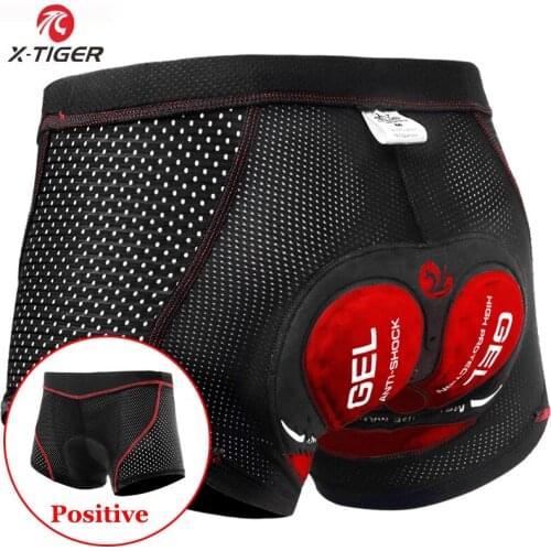 X-Tiger Upgrade Cycling Shorts Breathable Mesh Mens Cycling Underwear 5D Gel Pad Shockproof MTB Shorts Racing Bike Underwear