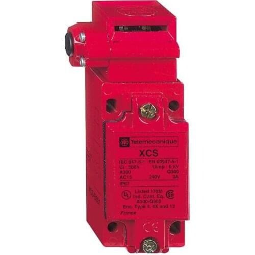 XCSB802 Metal safety switch XCSB - 3 NC - slow break - 1 entry tapped M20