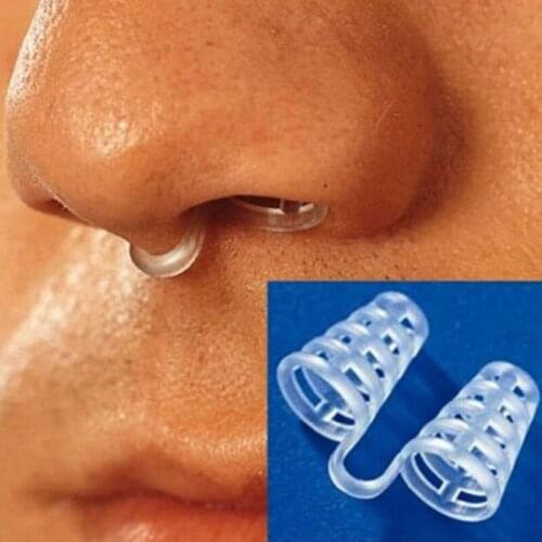 1PC Anti Snoring Solution Anti Snore Nose Clip Silicone Health Care Stopper Nos