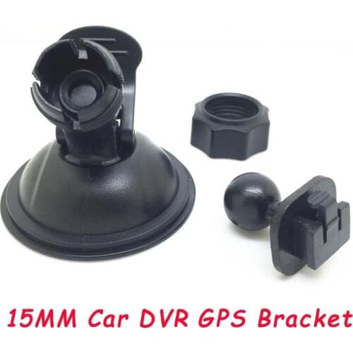15MM Hot Car DVR GPS Bracket for Sport DV Camera Mount DVR Holders Driving Recorder Suction Cup Black Stands Holder 3X