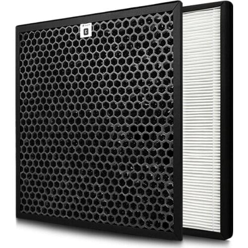 2pcs/lot Air purifier hepa air filter kit for Philips AC4002 AC4004 AC4012 Air purifier parts AC4123+AC4124 filter replacement