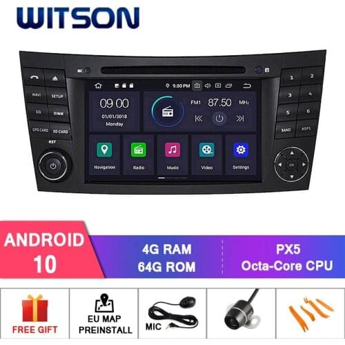 WITSON PX5 Android 10.0 CAR DVD PLAYER FOR BENZ E-CLASS W211 G-Class W463 CLS W219 4GB 64GB car audio stereo navigation gps