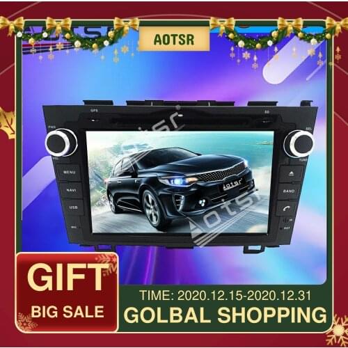 AOTSR Android 10.0 IPS GPS PX6 Navigation Car Radio Player For Honda CRV 2006-2011 Multimedia Player Head Unit Tape Recorder