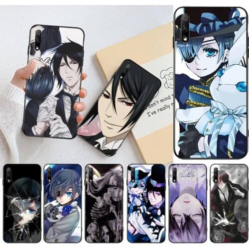 CUTEWANAN Anime Black Butler Ciel Phantomh Customer Phone Case for Huawei Honor 30 20 10 9 8 8x 8c v30 Lite view pro