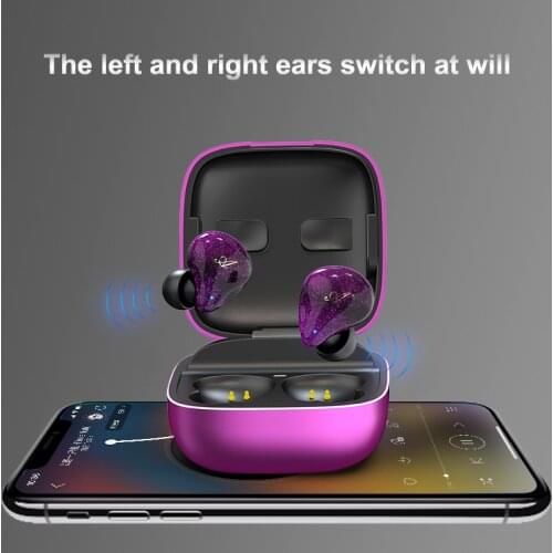 Citisky Wireless Earphones Bluetooth TWS Sports Waterproof Earbuds Headsets With Microphone