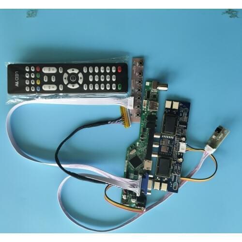 For M215HW01 V9 4 lamps VGA AV New LCD HDMI TV USB Digital Signal kit Module 1920X1080 21.5" 30pin Controller Driver Board