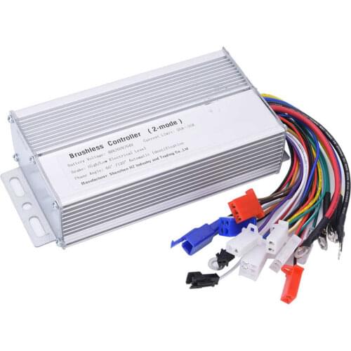 1000W-1500W Electric Bicycle Brushless Speed Motor Controller 48V 60V 64V Motor Regulator Speed 12 Tube Controller Scooter