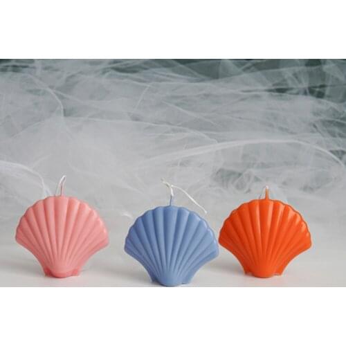 3d Seashell Shell Silicone Candle Mould Aromatherapy Candle Mould Diy Handmade Candle Material Resin Mold Candle Making Supplies