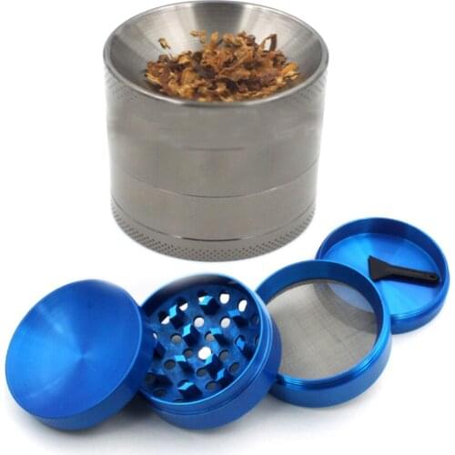 1Pcs Herb 55mm Grinder With Storage Tobacco Crusher Smoking Smoke Accessories Weed Grinders Cigarette Pipe Tool Amoladora