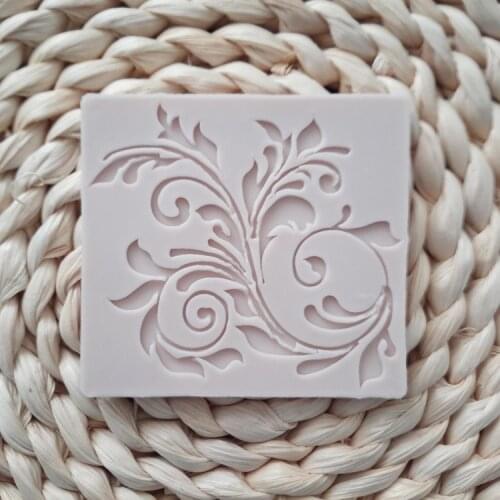 Lace Silicone Impressing Mold Mat Fondant Cake Sugar Mould Cooking Flower Decorating Tools DIY Moulds