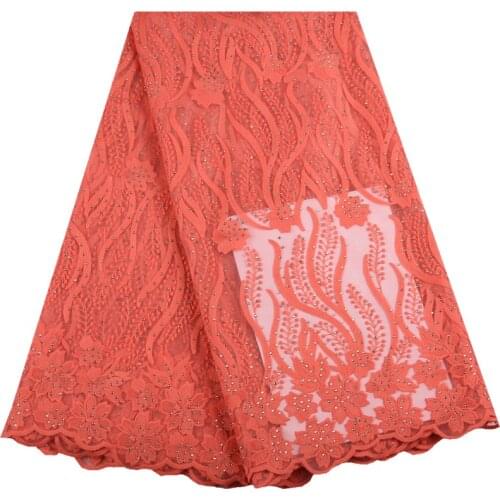 Nigerian Milk Silk Laces Fabric 2019 African Lace Fabric High Quality Guipure Cord Fabric French Lace For Wedding Dress F1535