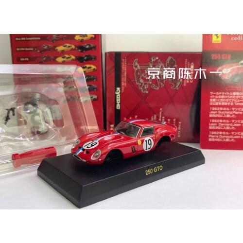 KYOSHO 1/64 Ferrari 250 GTO #19 Collect die casting alloy F1 RACING assembled trolley model