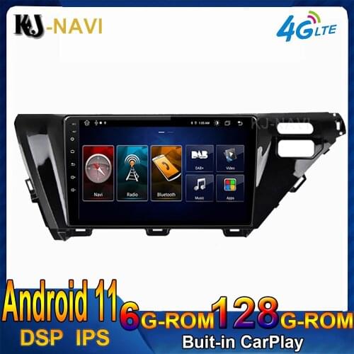 9 Inch 6+128GB DSP IPS Android 11 Multimedia Radio Navigation For Toyota Camry XV 70 2017-2020 Car Video Player GPS No Dvd 2 Din