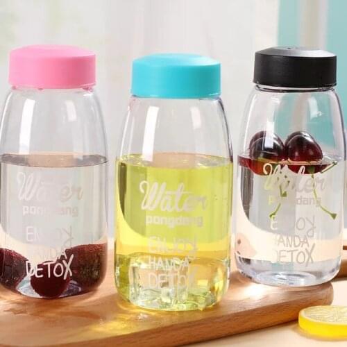 New 500ml Plastic Cup Children Sports Cup Outdoor Creative Gift Bottles Gift Drinking Bottle Water For Sale