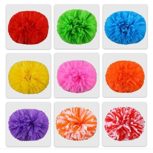 New 32cm Game Cheerleader Cheerleading pom poms Cheerleading pompoms cheer pom majorettes hand flower aerobics ball sports items