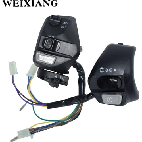 Refit Motorcycle Handle Switch Left Right Horn Turn Signal Electric Start Handlebar Controller Switch For YAMAHA LC135 EX135
