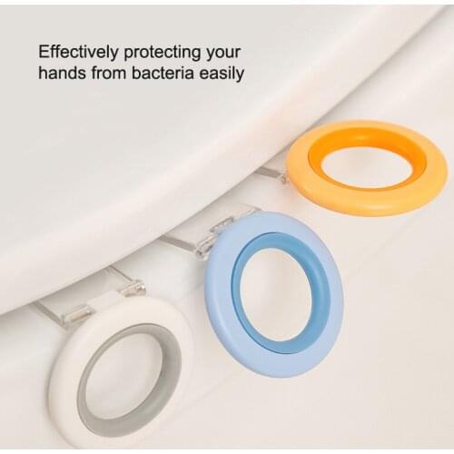 Wonderlife Toilet Seat Lifter Avoid Touching Toilet Seat Handle Lifter Handle Clean Toilet Cover Lifter Avoid Touching Adhesive