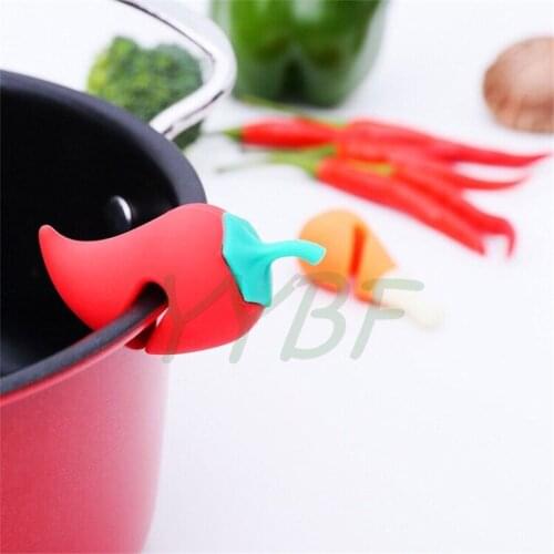 Prevent Overflow Practical Kitchen Gadgets Creative Pot Covers Anti-overflow Kitchen Tool Carrot Chili Saxophone Drumstick Shape