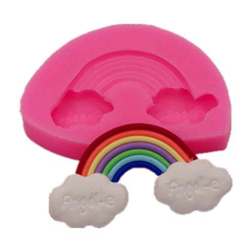 Rainbow Sugar Cake Silicone Mold Cake Dessert Decorative Mold DIY Kitchen Baking Gadgets Handmade Chocolate Cookies new