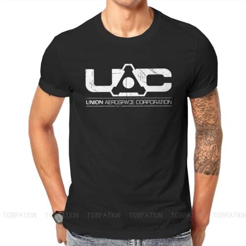Distressed UAC Special TShirt Doom Eternal Slayer Hell Doomguy Seraphim Game Plus Size T Shirt Summer T-shirt For Men Women