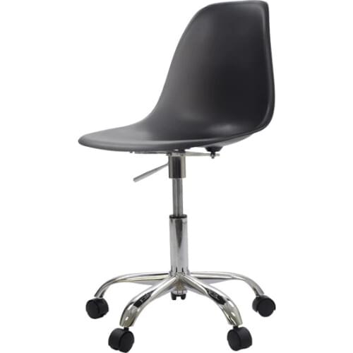 Modern Design Plastic and Steel Swivel Office computer Chair with 5 star Wheel Plastic shell chair swivel chair with gas lift