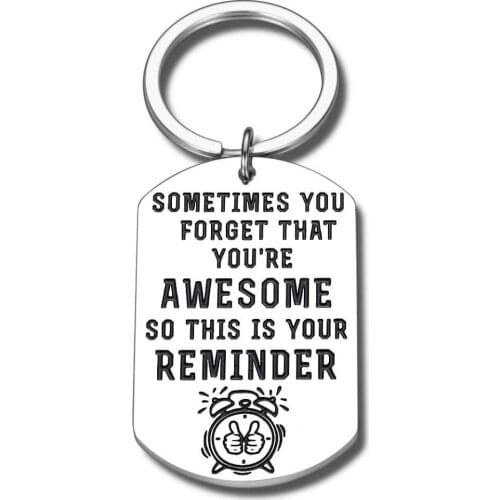 Funny Keychain Christmas Gifts for Women Men Teen Girl Boy Best Friend Birthday Graduation Gift for Daughter Son Keychain Charm