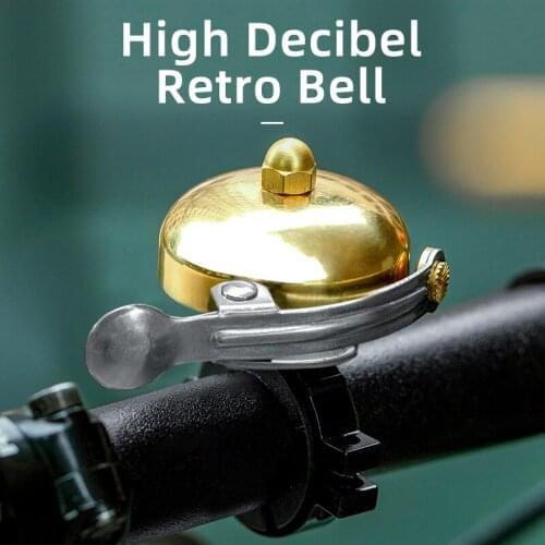 Rockbros Cycling Bike Bicycle Bell Aluminium Ordinary Classical Handlebar Bell Ring Sound MTB Road Bike Horn Bicycle Accessories