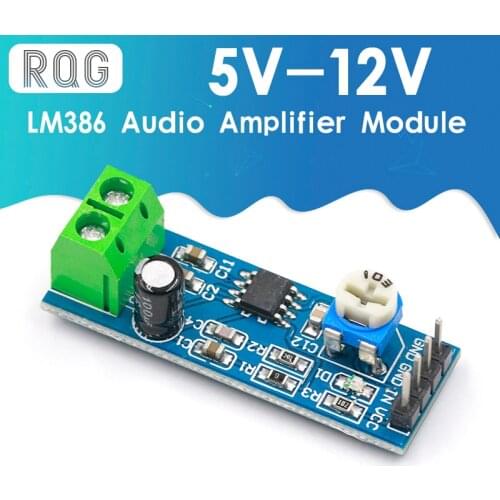 1PCS LM386 Audio Amplifier Module 200 Times 5V-12V Input 10K Resistance