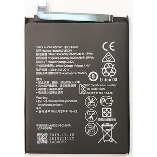 10PCS/LOT HB405979ECW Battery For Huawei Nova/Enjoy 6S/Honor (6C 6A 7A 7S 8A 7A Pro)/( Y5 Y6 Y6 Pro) 2017/P9 Lite mini 3020mAh