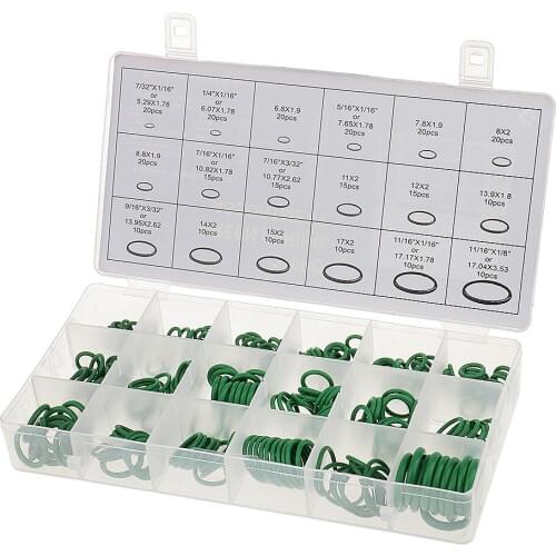 270x Assortment Kit Car HNBR AC System Air Conditioning O Ring Seal Set Tool