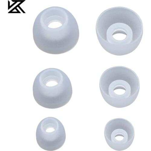 KZ Eartips 3Pair Original Comfortble Silicone Earbuds Size L/M/S For In-Ear Earphone Headsets Headphones беруши