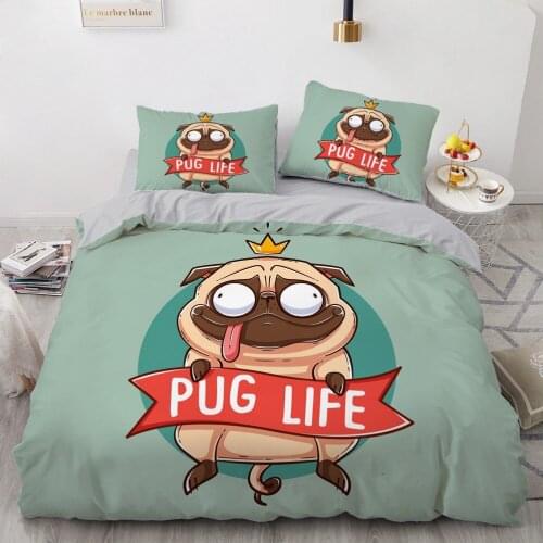 3D Luxury Bedding Set Duvet Cover Set Comforter Queen King Queen Double Single Size Green Cartoon Design Custom Bedclothes