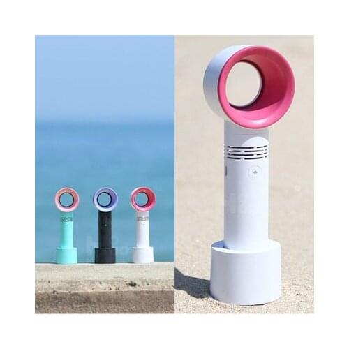 ZERO 9Q Bladeless Fan USB Recharge Quiet Simply Mini Fan Portable Washable Fan 1PCS
